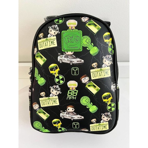 Back to the Future Limited Edition 1985 pcs Loungefly Backpack Plastic Empire - Picture 1 of 5
